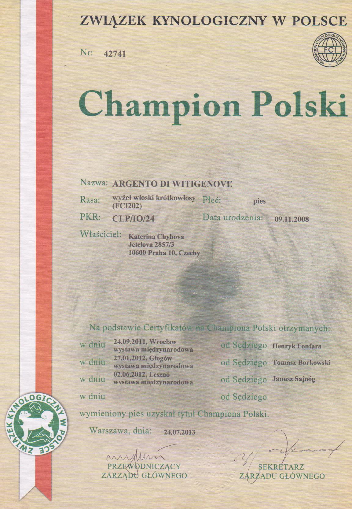 Polský šampion 